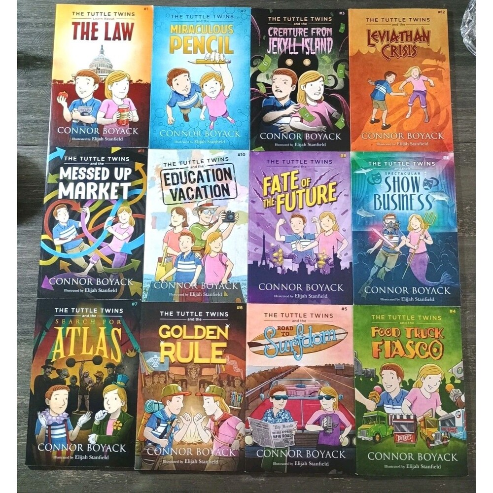 The Tuttle Twins Book Lot 1-12 Connor Boyack New